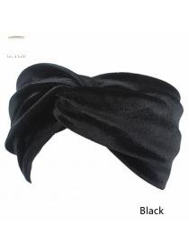 Outlet Ladies Cross Sports Headband Gold Velvet Hood Sports Hairband