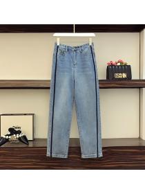Outlet Slim Casual jeans fashion straight long pants for women
