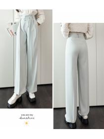 Outlet Straight long pants wide leg pants for women