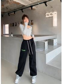 Outlet Letters hip-hop sweatpants spring embroidery pants
