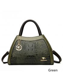 Outlet Vintage style shoulder bag crocodile pattern ladies handbag 