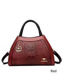 Outlet Vintage style shoulder bag crocodile pattern ladies handbag 