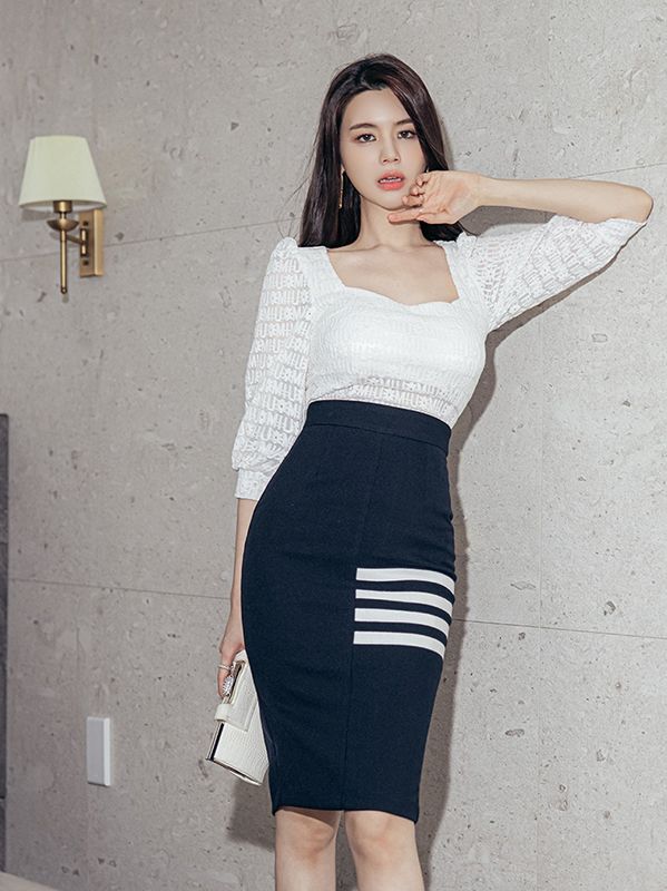 Korean style temperament age-reducing slim fashion suit