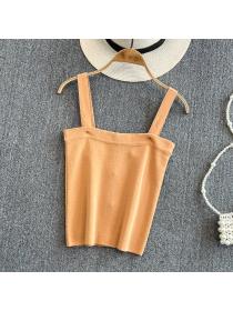 Discount Summer sling vest short navel tops for women