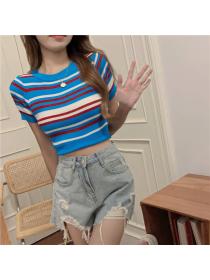 Outlet Ice silk bottoming shirt Korean style sweater for women
