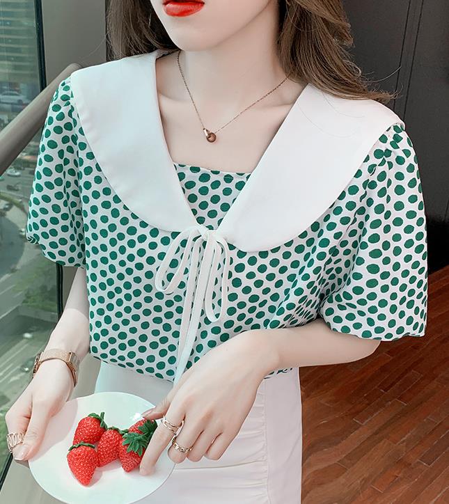 On Sale Doll Collar Lace Sweet Fresh Fashion Blouse
