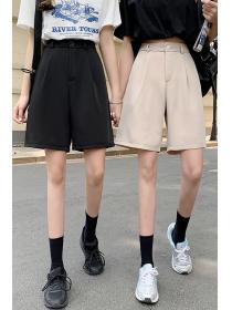 Outlet Summer new high waist pants casual shorts 