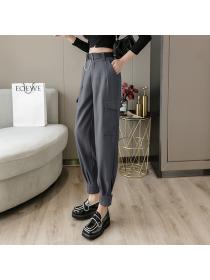 Outlet Korean fashion harem pants slim casual pants for women