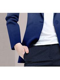 Outlet Gradient Blue Casual Small Blazer