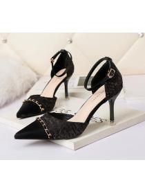Outlet sexy pointed toe high heels nightclub sandals 