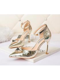 Outlet Sexy pointed high-heeled shoes nightclub sandals professional women's  stiletto OL shoes