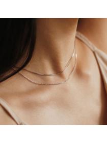 Outlet Hot sale Chain antique silver temperament clavicle necklace