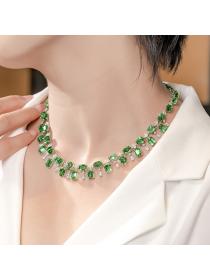 Fashion style fully-jewelled European style necklace for women