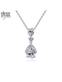 Fashion Zircon chain necklace short Korean style clavicle for women