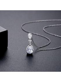Fashion Zircon chain necklace short Korean style clavicle for women