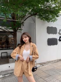 Outlet Korean style business suit 2pcs set for women