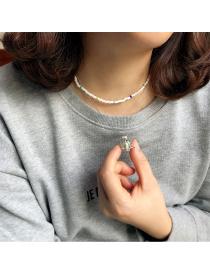 Korean fashion Metal clavicle Pendant elephants necklace for women