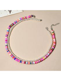 Outlet Korean fashion Vacation clavicle necklace colors necklace for women