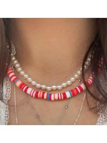 Outlet Korean fashion Vacation clavicle necklace colors necklace for women