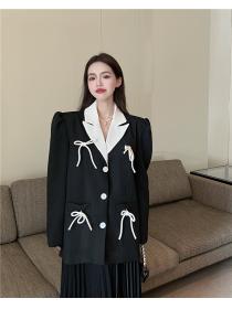 Outlet Fashion style loose tops temperament Korean style blazer
