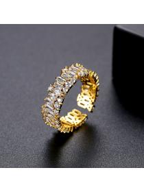 Outlet Temperament opening simple European fashion ring for women