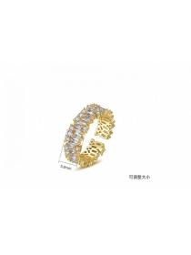 Outlet Temperament opening simple European fashion ring for women