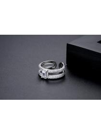 Outlet Fashion Adjustable European style white opening ring