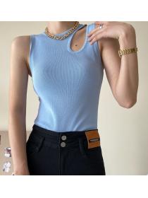Discount hollow Out design  Knitting Top 
