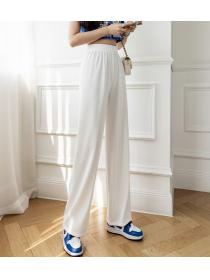 Outlet Fashion Straight long pants drape wide leg pants