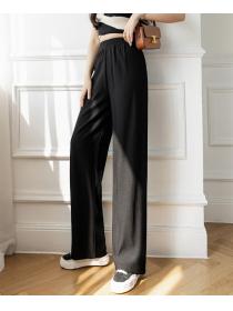 Outlet Fashion Straight long pants drape wide leg pants
