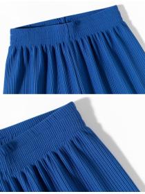 Outlet Fashion Straight long pants drape wide leg pants