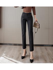 Outlet Black spring profession Suit pants for women