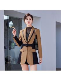 Winter fashion light slim temperament grace Suit for women