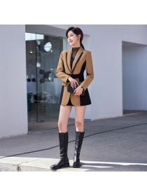 Winter fashion light slim temperament grace Suit for women