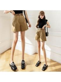 Summer fashion wide-leg pants casual short pants for women