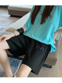 Fashion style Wide-leg shorts student Short pants