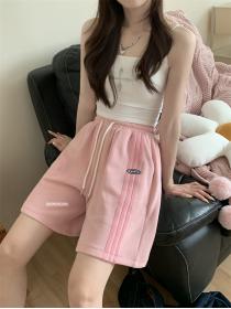 Outlet Loose sports pants wide-leg shorts for women