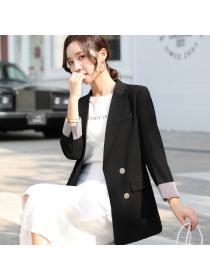 Outlet Casual Blazer long sleeve coat for women