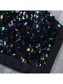 Summer sequins sparkling tube top temperament trendy fashion camisole