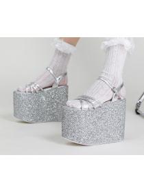 Platform Super Heel Gold/Silver Lolita Sandals