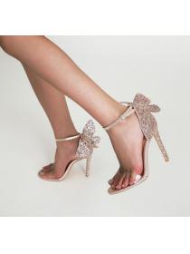 Women's 3D butterfly High-heeled sandals