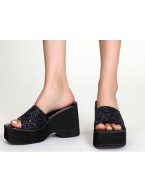 Summer new platform shoes platform wedge Slipper