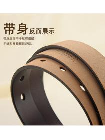 Women's leather dress belt matching ladies fashion belt 