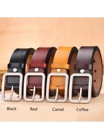 Fashion Matching leather belt pin buckle Casual belt for women