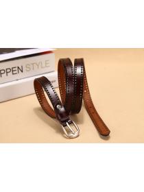 On sale women's Korean fashion leather belt thin belt 