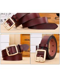 Wholesale women's Korean fashion leather belt matching thin belt 