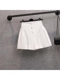 【M-4XL】Summer new Doll collar t-shirt Fashion Short skirt two-piece set
