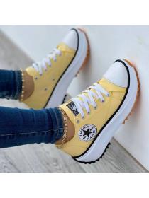 Women's  breathable high-top casual Canvas shoes 