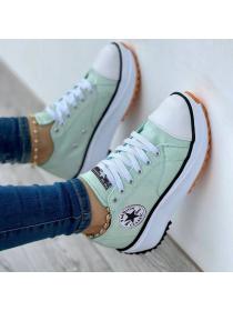 Women's  breathable high-top casual Canvas shoes 