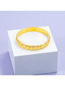 Outlet Vintage style Frosted Bracelet Plated 24k Gold Wholesale Bracelet